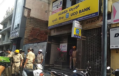 Fire in UCO Bank's MG Road Branch in Bengaluru, no injuries reported