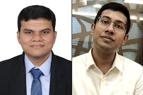 A collage of Narayana Sarma (L) and Ranjith (R)