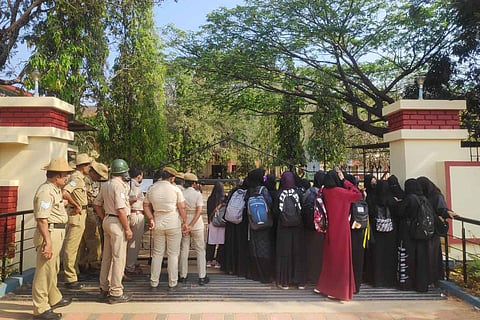 The hijab ban aftermath: Over 400 Muslim girls in Udupi colleges stay out of class