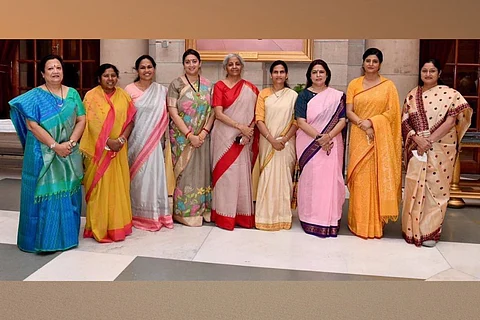 Photo of women ministers in the Modi government.