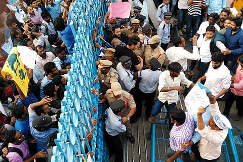 An emotionally charged day: How events unfolded at UoH on Rohith Vemula's death anniversary