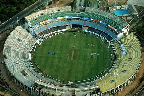Uppal Stadium in Hyderabad