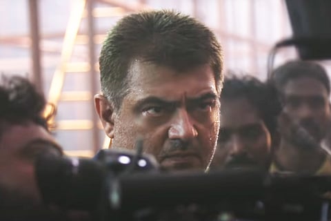 Screengrab from the Valimai making video