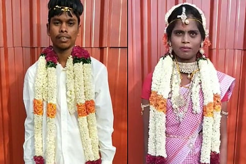 TN man couple wedding dowry harassment ablaze