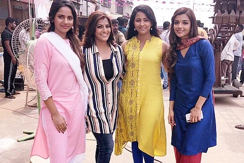 Varalaxmi Sarathkumar begins shooting for new film titled 'Kannitheevu'