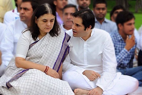 In 1978, Maneka Gandhi leaked India's first political sex scandal, now son Varun faces same charge