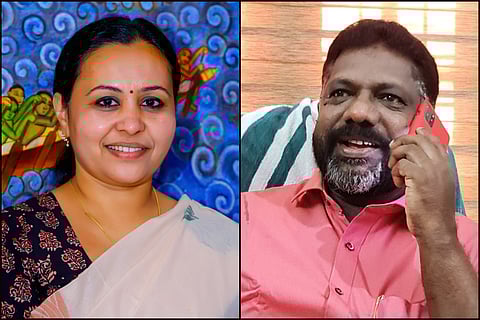 Veena George and Chittayam Gopakumar