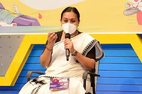 Minister Veena George speaks