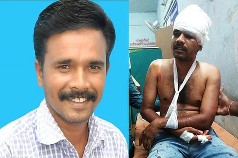 Tamil TV channel reporter attacked allegedly by local politician, cops detain 30 people