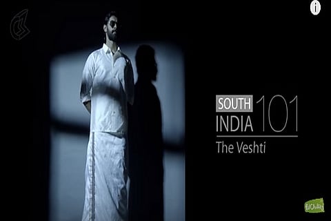 Video - Understanding Veshti: Color, texture and most importantly, how it's different from the Lungi