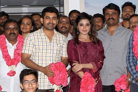 Vijay Antony and Aathmika