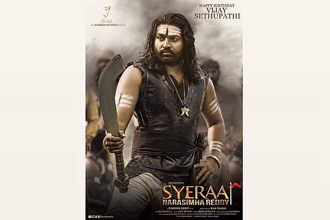 Vijay Sethupathi's first-look as Raaja Paandi from 'Sye Raa Narasimha Reddy' revealed