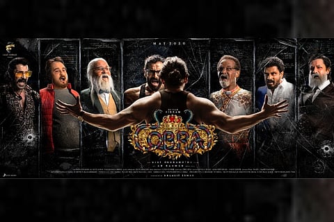 New poster from ‘Cobra’ shows Vikram in 7 different looks