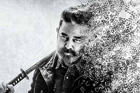 Vikram poster featuring Kamal Haasan
