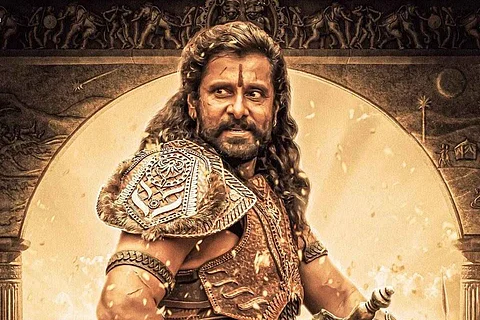 Vikram in new poster from Ponniyin Selvan