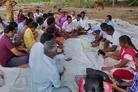 Village panchayat meeting
