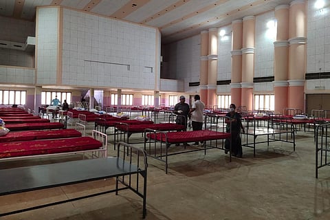 Covid care hospital being set up in Vizag steel plant township