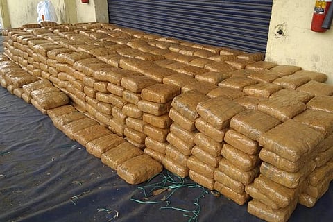 Ganja seized Thiruvananthapuram