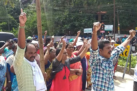 Vizhinjam fisherfolk protest