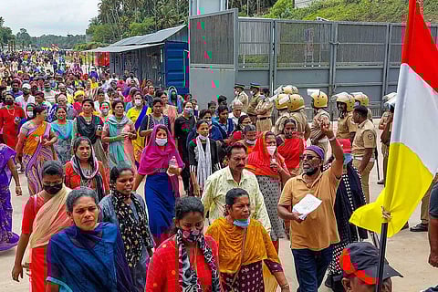 Vizhinjam port protesters