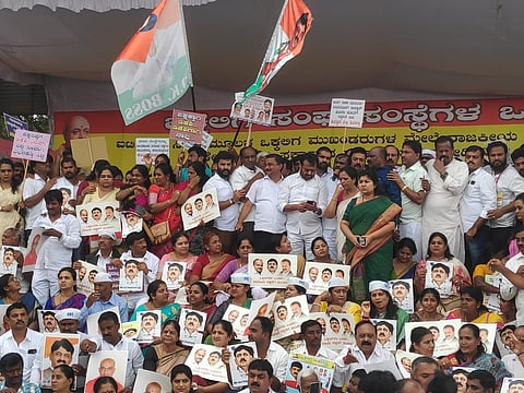 'Don't misuse caste': BJP on Vokkaliga community protest against DK Shivakumar arrest