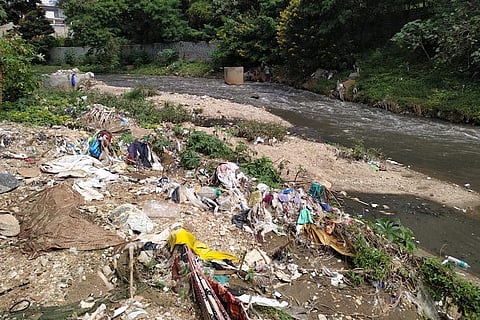 Tree felling, illegal dumping of debris destroying river in Bangalore Uni campus