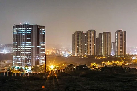 High rise buildings in Hyderabad