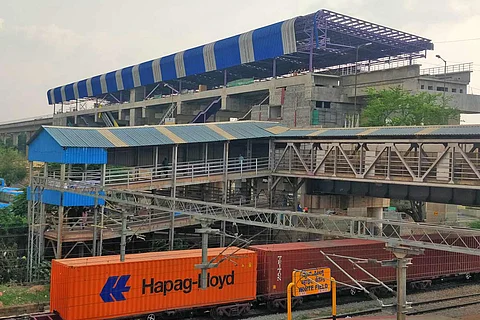 Whitefield Foot over Bridge Railway Station