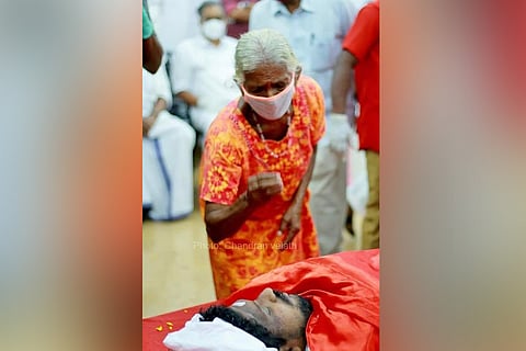 Woman mourns death of PU Sanoop