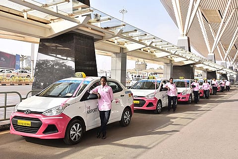 Taxi services by women launched at Bengaluru Airport for female passengers