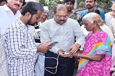 YSRCP government door delivers pension scheme through village volunteers