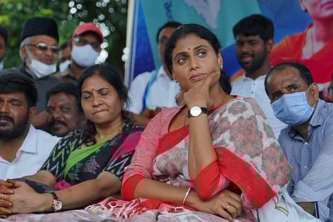 YS Sharmila files complaint to CAG alleging massive corruption in Kaleshwaram Project