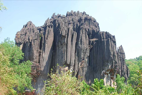 Yana rock formation
