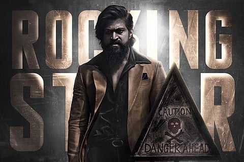 New poster from KGF2 featuring actor Yash
