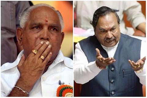 PA wars: BJP Yuva Morcha leader claims BSY's PA tried to kidnap Eshwarappa's PA for a CD