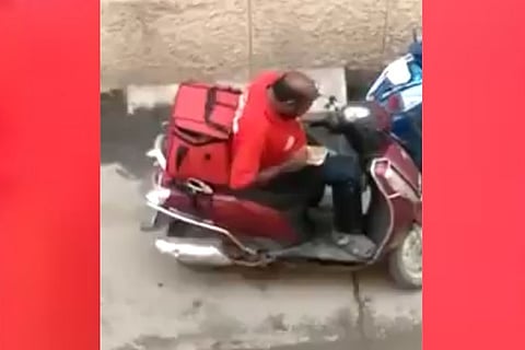 Video of Zomato agent eating food meant for delivery goes viral, co launches probe