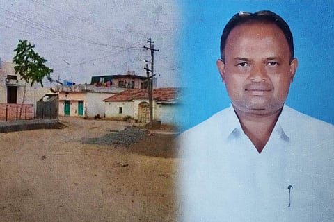 Deceased panchayat president Narasimhamoorthy