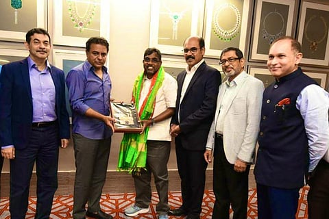 KT Rama Rao meets Malabar Group Chairman MP Ahmed