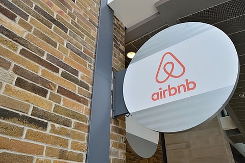 The Airbnb logo