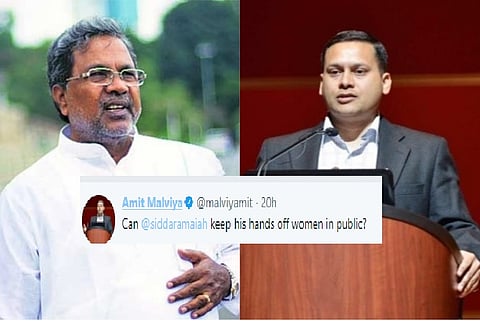 BJP's Amit Malviya tweets video casting aspersions on Siddaramaiah’s character, Cong livid