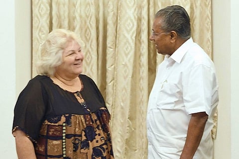 Che Guevara’s daughter Dr Aleida meets Kerala Chief Minister