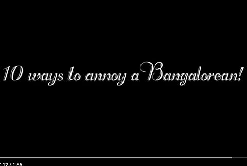 Watch: Ten ways to annoy a Bengalurean, Sneha Suhas style