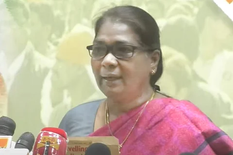 Anusuya Ernest, the retired police officer
