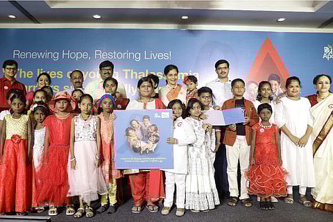 Thalassemia affected children treated under Tamil Nadu CMCHIS by Apollo Cancer Centre