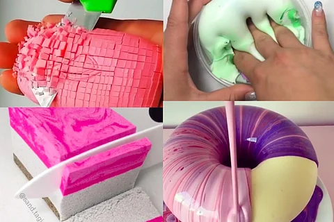 Why is watching kinetic sand sway and soap being cut so therapeutic?