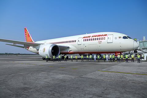 Representative image of an Air India flight