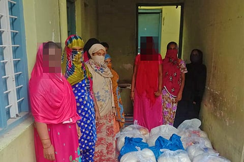 Bangalore Pledge Project provided ration kits