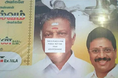 As AIADMK goes on banner blitzkrieg in Chennai, citizens group tells them to take a hike