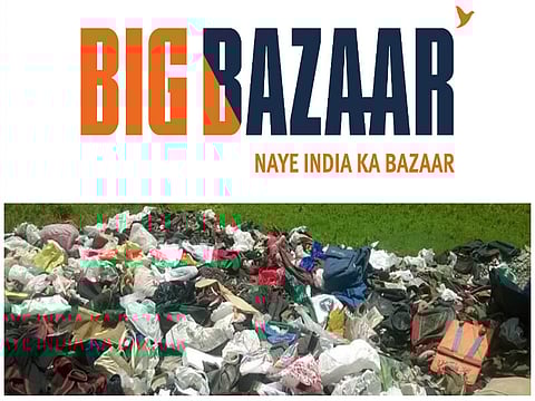 Big Bazaar in Kerala asks customers to bring old scrap, coolly dumps it in public spaces by night