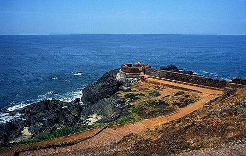 A view of the Arabian Sea from Kasaragod's Bekal Fort
